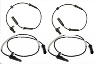 4 x ABS Wheel Speed Sensor W/Connectors Front-Rear L/R Fits BMW 2 3 4 2012-2021
