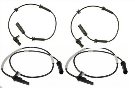 4 x ABS Wheel Speed Sensor W/Connectors Front-Rear L/R Fits BMW 2 3 4 2012-2021
