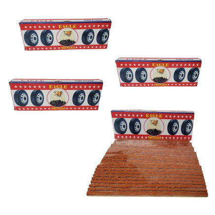 EAGLE 240 Seals Tire Repair Plugs 100% Self VulCanIzing Tubeless Slim 8" x 1/8*