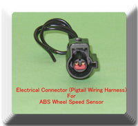 1 x ABS Wheel Speed Sensor W/ Connector ALS512 Front L/R Fits: Ford & Lincoln