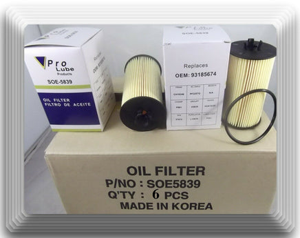 Engine Oil Cooler  & 6 Engine Oil Filters Fits: Buick Chevrolet Pontiac Saturn