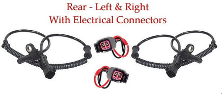 2 ABS Wheel Speed Sensor W/Connector Rear Left & Right Fits:Mustang 2011-2014