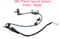 2x ABS Wheel Speed Sensor & Connector Front L/R FitsHighlander 2001-2003 AWD FWD