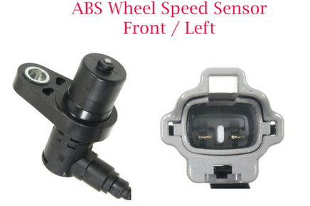 2x ABS Wheel Speed Sensor & Connector Front L/R FitsHighlander 2001-2003 AWD FWD