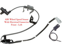 ABS Wheel Speed Sensor & Connector Front Left Fits Highlander 2001-2003 AWD FWD