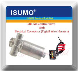 OE Spec Idle Air Control Valve W / Pigtail Electrical Connector Fits: BMW & SAAB