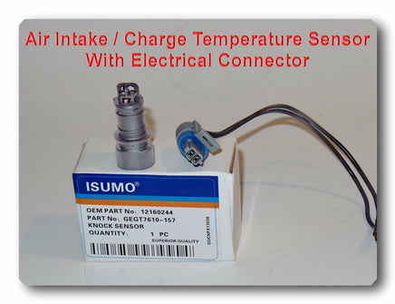 Manifold Air Temperature Sensor With Connector Fits: ACURA GM HONDA ISUZU SATURN