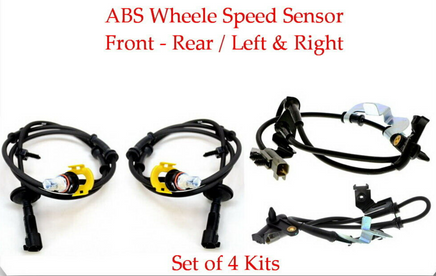4 x ABS Wheel Speed Sensor Front-Rear L&R Fits: Voyager ,Town & Country Caravan