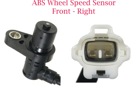 2x ABS Wheel Speed Sensor & Connector Front L/R FitsHighlander 2001-2003 AWD FWD