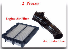 2 Pcs Engine Air Intake Hose & Air Filter Fits:Chevrolet  Aveo Aveo5 Pontiac G3