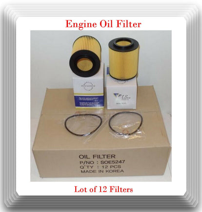 12 Oil Filter SOE5247 Fits: BMW 320 323 325 328 330 528 530 X3 X5 Z3 Z4