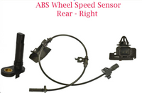 2 X ABS Wheel Speed Sensor & Connectors Rear L/RFits Honda Pilot 2012-2015