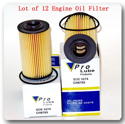 12 x Engine Oil Filter CH8765 Fit: Cadillac Chevrolet Oldsmobile Pontiac Saab