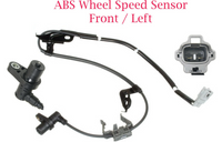 2x ABS Wheel Speed Sensor & Connector Front L/R FitsHighlander 2001-2003 AWD FWD