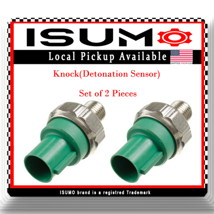 Pair of Knock Detonation Sensor W/Connectors Fits Acura Legend  NSX RL TL 91-05