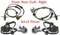 Set of 4 ABS Wheel Speed Sensor Front -Rear L/R Fits: Nissan Frontier 2005-2019