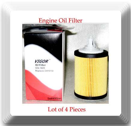 Lot of 4 Engine Oil Filters SOE5609 CH10158 04152-YZZA2 Fits LEXUS & TOYOTA