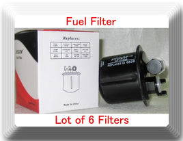 Lot of 6 Fuel Filter GF54689 Fits: Honda Accord Civic Del Sol