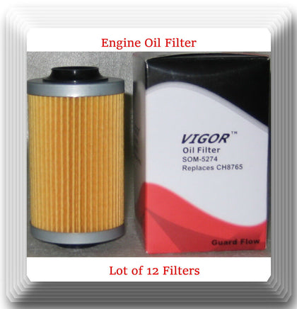 LOT 12 OIL FILTER SOM5274 Fit:Cadillac Chervrolet Oldsomible Pontiac Saab Saturn