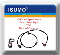 1 x ABS Wheel Speed Sensor W/ Connector Front L/R Fits:4WD Dodge Ram 2500 3500