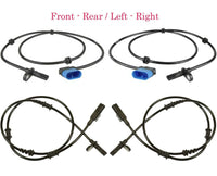 4 X ABS Wheel Speed Sensor Front Rear L/R Fit B250e CLA250 CLA GLA45 AMG GLA250