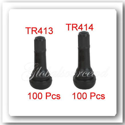 LOT 200 (100 x TR 413) / ( 100 x TR414) Snap-In Tire Valve Stem