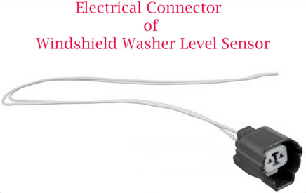 Connector of Windshield Washer Fluid Level Sensor FLS153 Fits Acura Honda 07-14