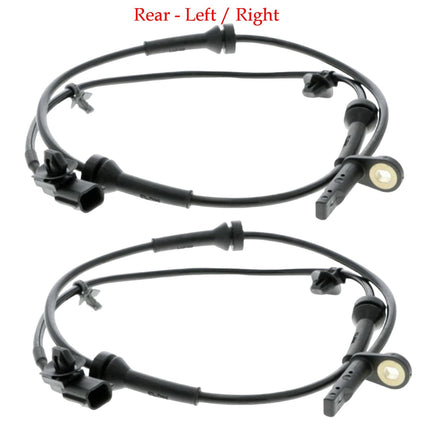 4x ABS Wheel Speed Sensor & Connectors Front-Rear L/R Fits Altima Maxima
