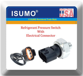  HVAC Pressure Transducer ,A/C Refrigerant Pressure Sensor W/ Connector 