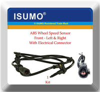 1 x ABS Wheel Speed Sensor W/ Connector ALS512 Front L/R Fits: Ford & Lincoln