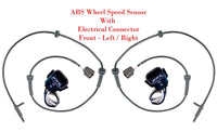 2x ABS Wheel Speed Sensor & Connector Front L/R Fits: JX35 2013 QX60 Pathfinder
