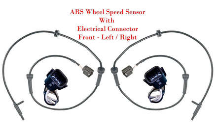 2x ABS Wheel Speed Sensor & Connector Front L/R Fits: JX35 2013 QX60 Pathfinder