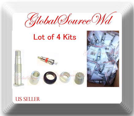 4 Kits Complete Service Kit forTire Pressure Monitoring System (TPMS)