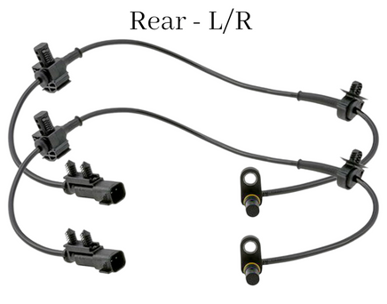 ( X 2 )  23492816 ABS Wheel Speed Sensor Rear L/R Fits Cadillac Chevrolet GMC