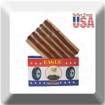 EAGLE  Seal Tire Plugs  60 SEALS 100% SELF VULCANIZING TUBELESS TIRE REPAIR PLUG