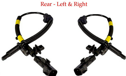 2 ABS Wheel Speed Sensor ALS2593 Rear L&R FIts: Ford Edge Fusion Lincoln MKZ