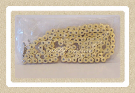 Non O-Ring Drive Chain Gold Color 520 x114 ATV Motorcycle 520 Pitch 114 Links