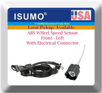 2 x ABS Wheel Speed Sensor W/Connector Front L/R Fits Chevrolet GMC Isuzu
