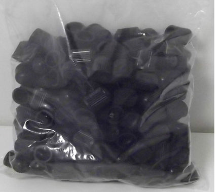 LOT 1000 Caps Black Tire Valve Caps for TR413 , TR414 and more