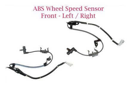 2x ABS Wheel Speed Sensor & Connector Front L/R FitsHighlander 2001-2003 AWD FWD