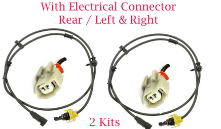 2x ABS Wheel Speed Sensor W/Connector Rear L/R Fit Town & Country Grand Caravan