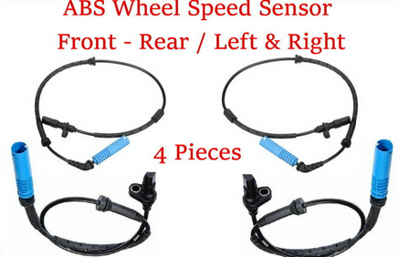 ABS3364 SET 4 ABS Wheel Speed Sensor Rear Left & Right Fits: BMW X5 2000-2003
