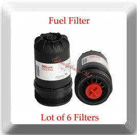 Lot of 6 Fuel Filter Fits: Fleetguard FF63009 Cummins Engine 5303743