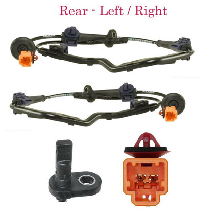 4 x ABS Wheel Speed Sensor Front-Rear L/R Fits:Honda Fits: Honda Fit 2007-2008