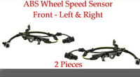 4 X ABS Wheel Speed Sensor & Connectors  Front-Rear L/R Fits:Sequoia 2001-2007