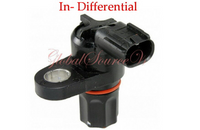 Set 3 ABS Wheel Speed Sensor Front L/R & In Differential Fits:4WD Ram 2500 3500