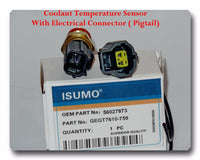 TX81 Coolant Temperature Sensor W/ Connector For Chrysler Dodge Eagle Jeep