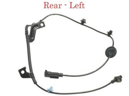 4 ABS Wheel Speed Sensor Front Rear Left Right W/Connector For Lancer Outlander