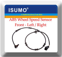 1 x ABS Wheel Speed Sensor W/ Connector Front L/R Fits:4WD Dodge Ram 2500 3500