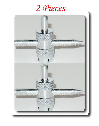 2 Pieces of 4 Way Tire Valve Stem Core Installer / Remover Tire Repair Tool